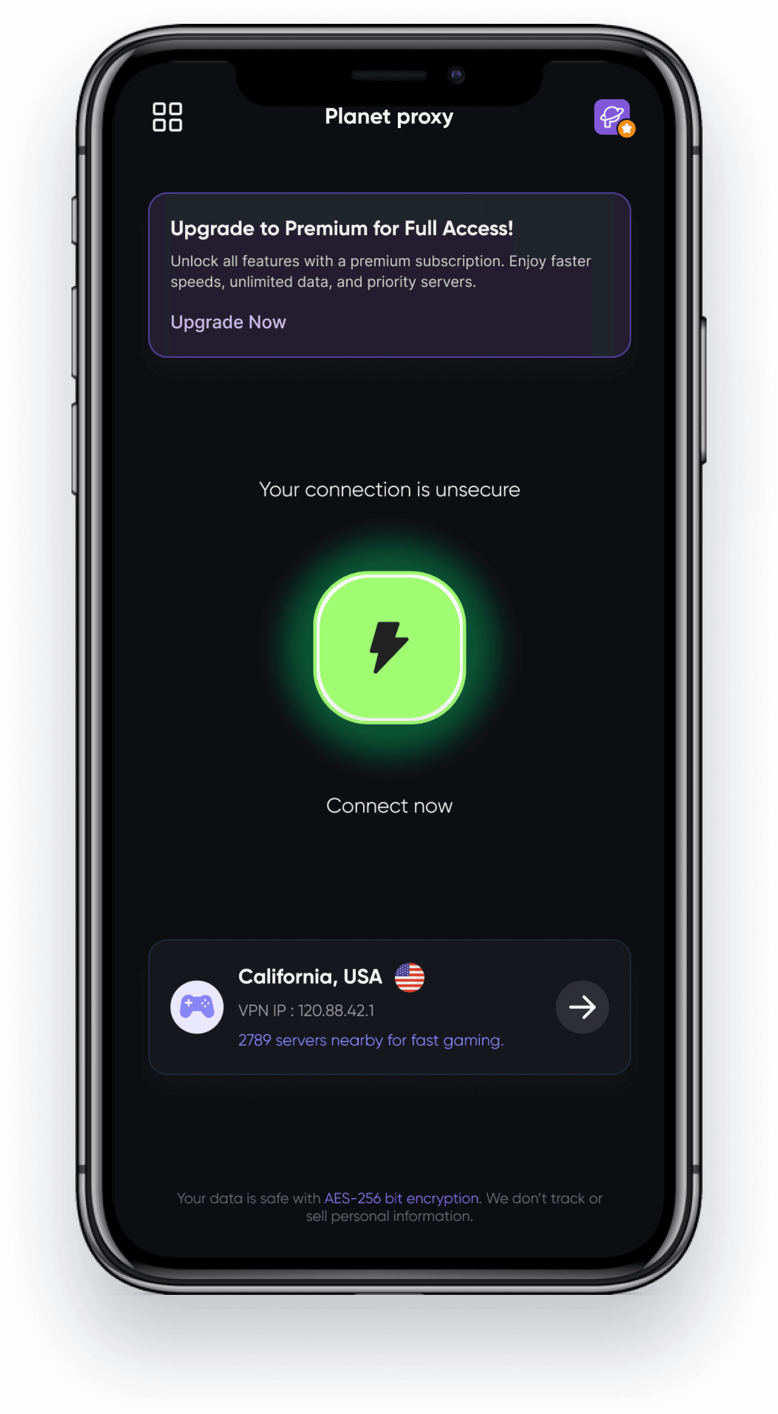 Phone mockup